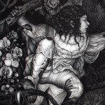 Maiko Kitagawa Play in the woods painting